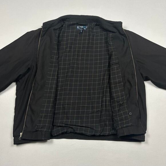 Polo Ralph Lauren Black and Gold Canvas Jacket - Picture 3 of 8